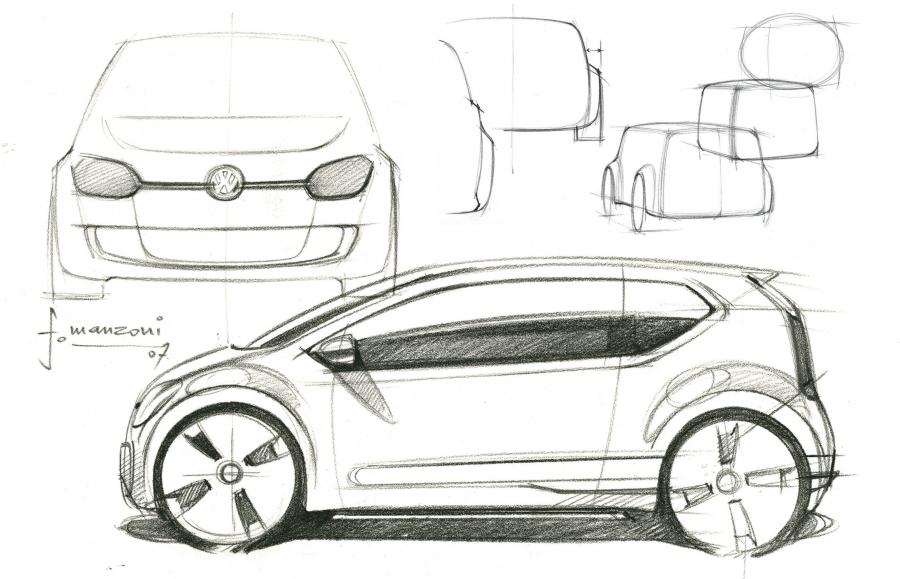  Volkswagen up! Concept 2007 года  (фото 21 из 27)